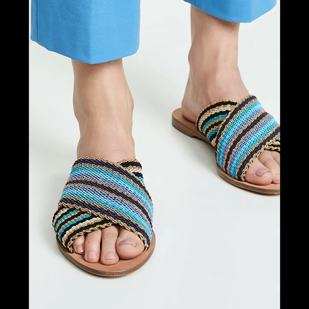 Diane Von Furstenberg Cindi Slide Sandals